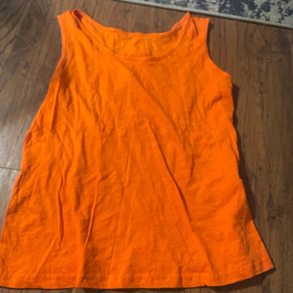 SHEIN Bright Orange Tank Top